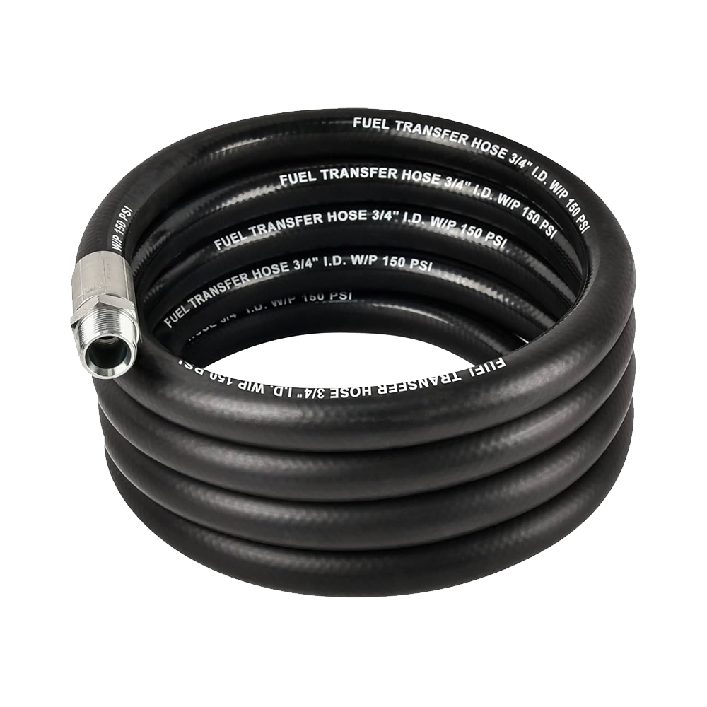 Hose - Diesel suction and Delivery 10BAR 25mm ID (1in.) BSPM to BSPM Diesel.