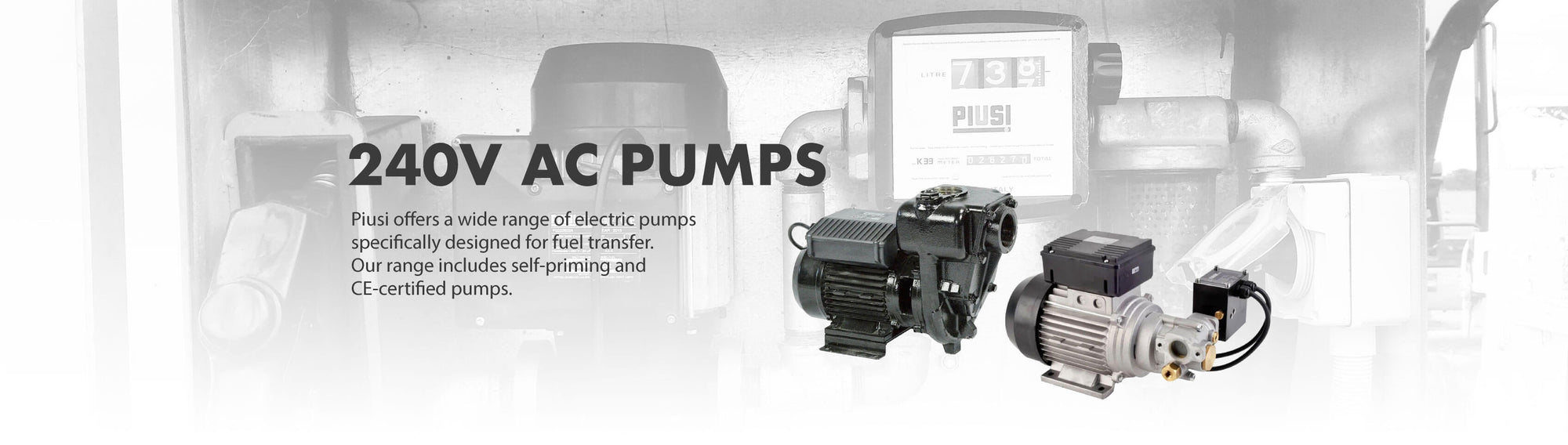 PIUSI 240V AC Pumps