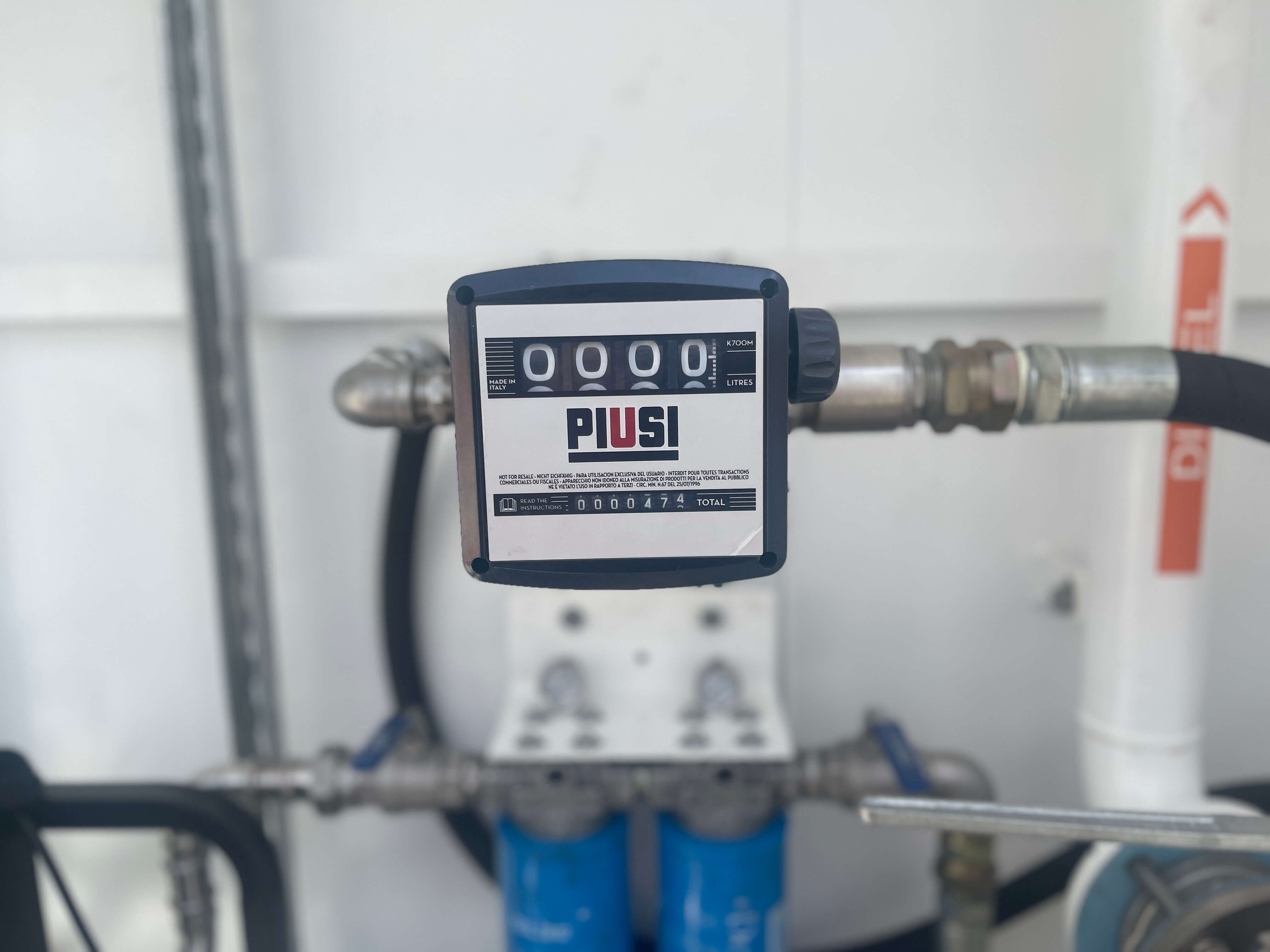 Piusi k700 flow meter