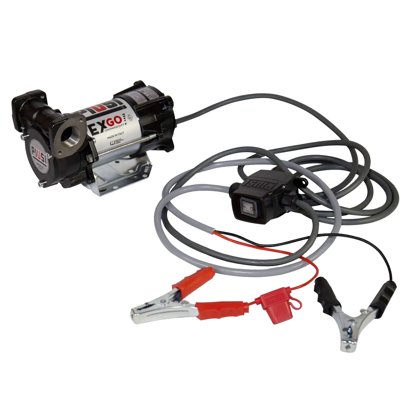 PIUSI EXGO 12V DC ATEX Continuous Vane Pump - 32lpm